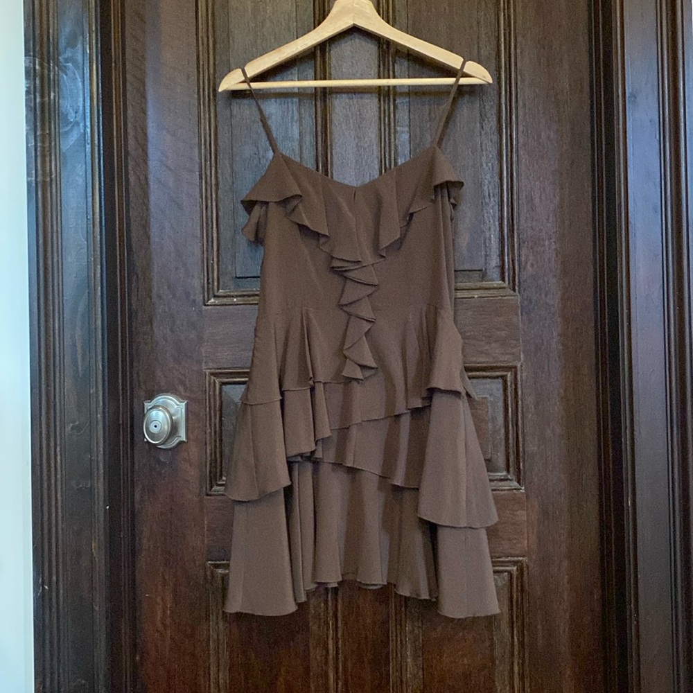 Bebe Ruffled Dress!